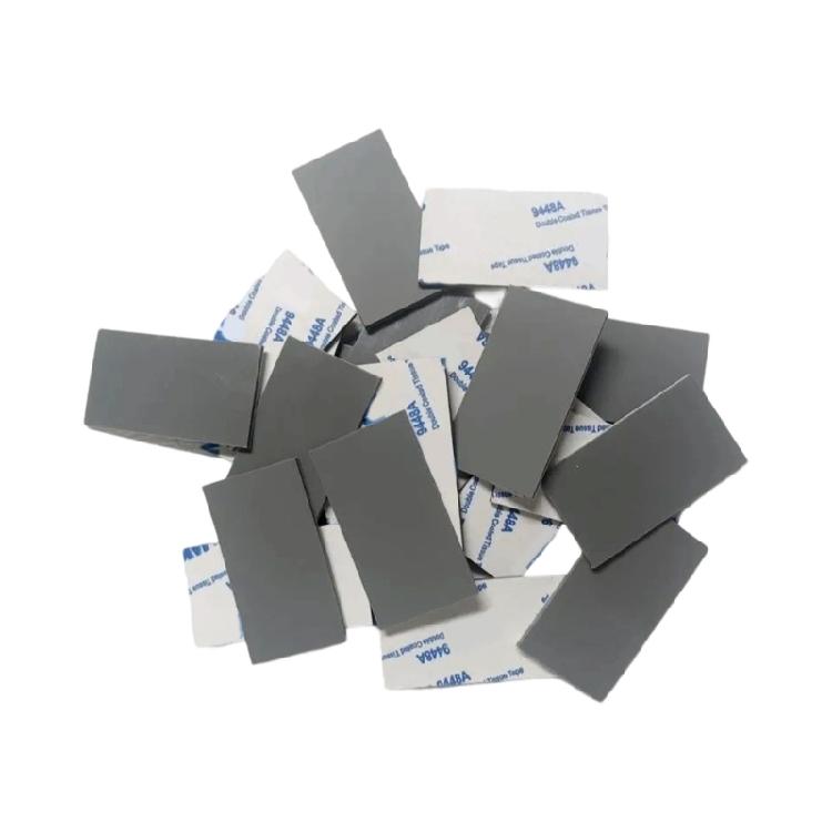 

2mm Thick Rectangle Feet Pad for Game Controller Keyboard Furniture Shock Absorption Foot Pads Adhesive Silicone Mat серый