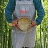Traditionell Handgjord Bambutvättkorg
