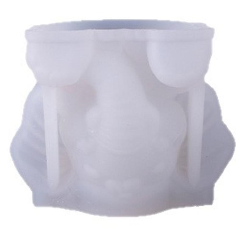 Creative Elephant Silicone Mold for Handmade Flower Pot Jewelry Holder and Candle Stand Planter Mould