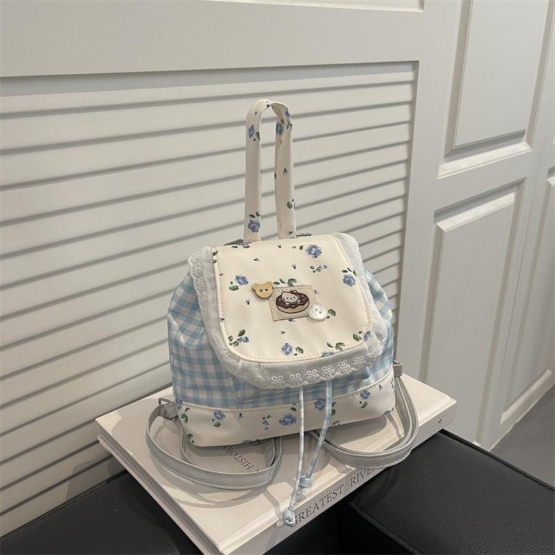 Hello Kitty Mini Girls Backpack With Sewn Details And Soft Structure For School