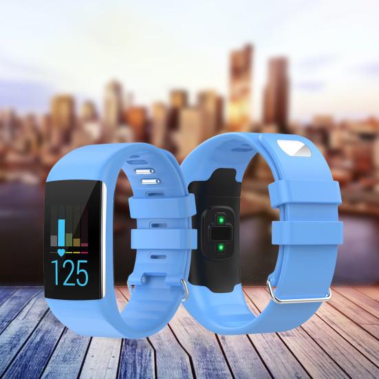 Fashion Silicone Watchband Solid Color Adjustable Replacement Comfortable Watch Strap Band for Polar A360 A370