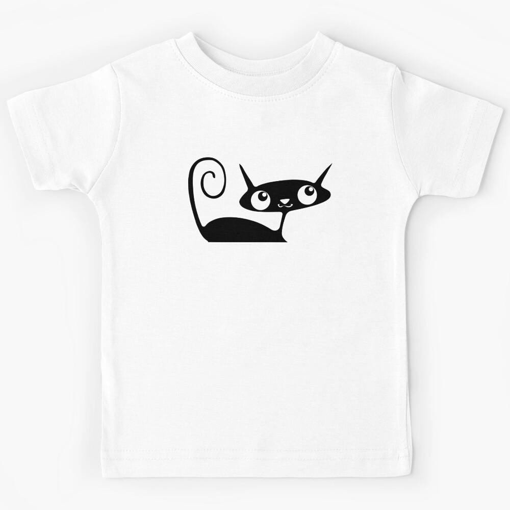 Cute black cat  Kids T-Shirt 150