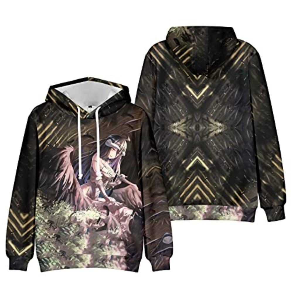 2024 New Arrival Overlord Albedo Anime Merch Hoodies Sportswear Hooded Cool Style Women/Men Hooded Pullover Clothes