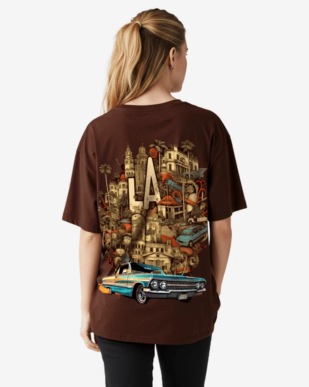 G West La Culture Oversized T Shirt - WOMEN S