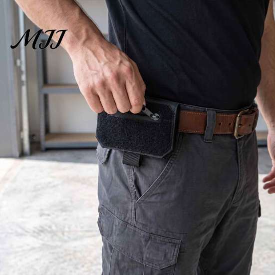 Compact Belt Bag EDC Pouch for Men Women, Waist Pack with Small Travel Loop, Storage Outdoor, Camping, Hiking