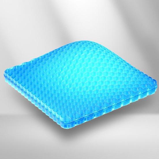 Chladivý gelový polštář na sedadlo pro dlouhé sezení Měkký prodyšný chladicí podsedák Medový gelový polštář Chrání páteř pro invalidní vozík Kancelářskou židli Auto