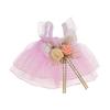 Miniature Princess Dress for 10cm Cotton Dolls Cute DIY Doll Clothes Fashion Accessories Lovely Outfit Gifts for Girls Friends