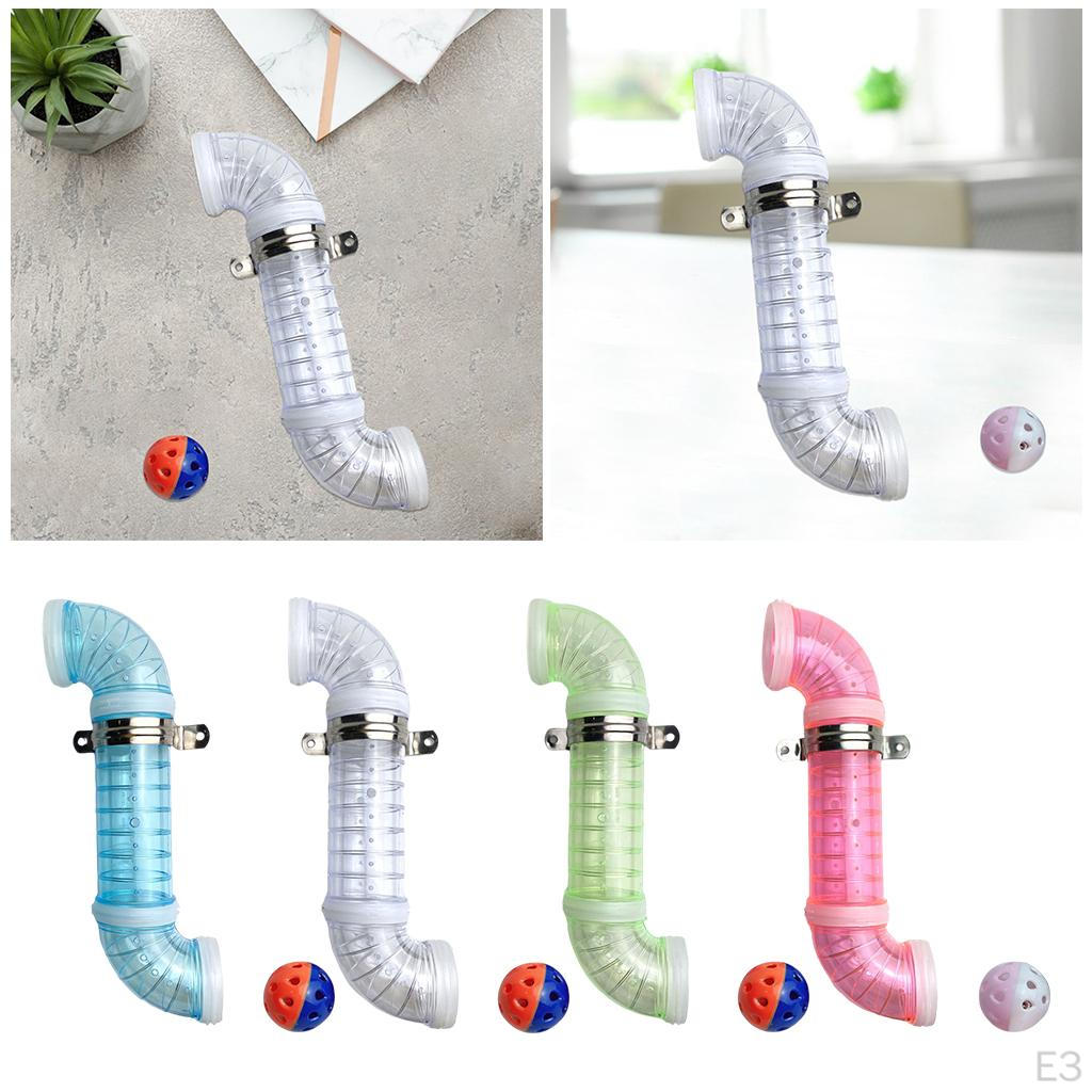 Bath Pipes Accessory DIY Tubes Builder Toys for Toddlers with Rattle Ball