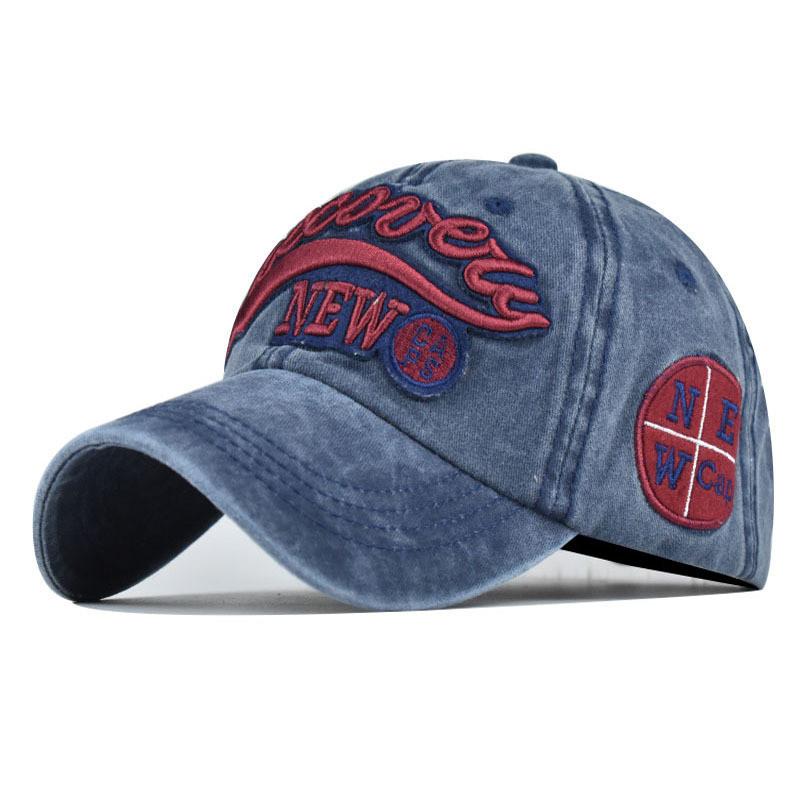 Large Letter Cap 3d Embroidered Baseball Cap Highend Pure Cotton