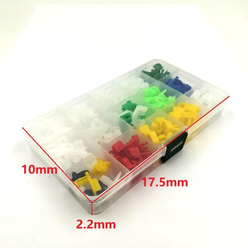 New 160Pcs Mixed Universal Plastic Car Wire Door Lock Rod Clip Fasteners Retainer