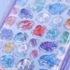 4pcs 3D Summer Sea Shells Embossed Gemstone Stickers Cute Scrapbooking Material for Aesthetic Crafts Water Bottles & Phones