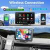 7' Wireless CarPlay & Android Auto Screen with Backup Camera, GPS, Bluetooth, FM, AUX, Siri Support