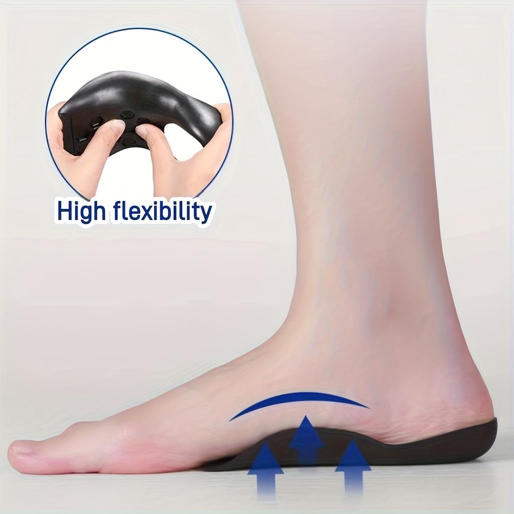 2pcs Plantar Support Insoles - Arch Support Cushions, Non-Slip Foot Pads for Flat Feet, Fallen Arches, Heels - Shoe Inserts for Running, Walking