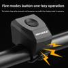 Bicycle Horn Tpc Rechargeable With Electronic Bell For Mountain And Road Bikes