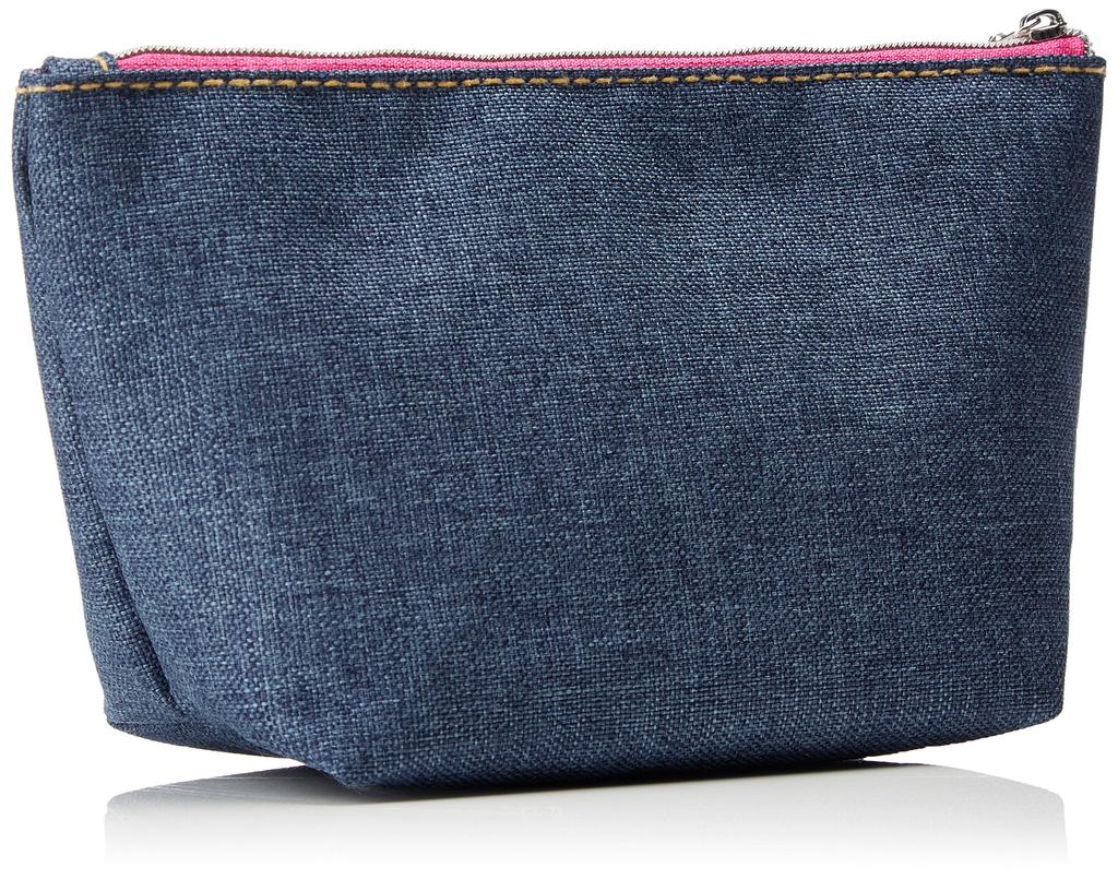 [Barbie] Denim Embroidered Logo Boat-Shaped Pouch RCBB-109b (Pink RCBB-110)