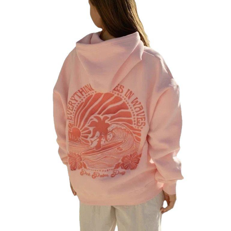 Popular European-Size Embroidered Drop Shoulder Hoodie