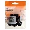 MAURER - Clear Rubber Metal Slider Ø25 (Blister 8 Units)