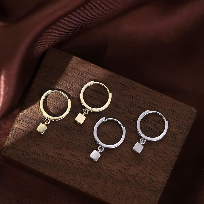 925 Sterling Silver Hoop Earrings: 2025 Modern Niche Design - Elegant & Luxurious for Women