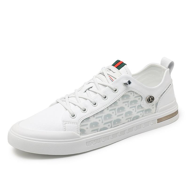 Men's Summer New Comfortable and Breathable Sports and Casual Net Shoes for Men's Shoes for Youth Trendy and Versatile Little White Men's Shoes