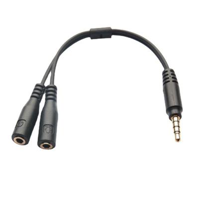 Headset-Mikrofon-Splitterkabel 3,5-mm-Kabeladapter Mikrofon-Separator Audio-Splitterkabel Audio-Konverter Headset-Adapterkabel