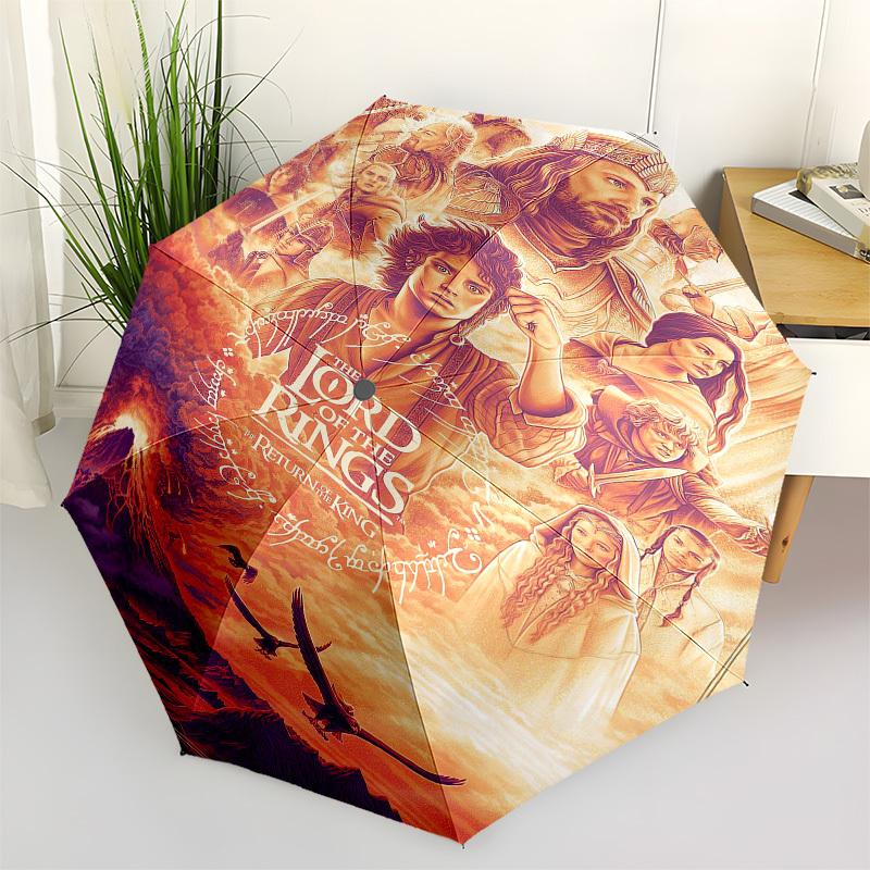 1pc Lord of the Rings: Return of the King Umbrella with Plastic Handle,Suitable for All Seasons Travel Outdoor Multi-functional UmbrellaDCS282