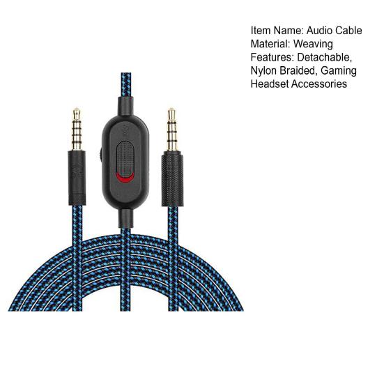 2M Audio Cable Replacement for GPRO X G233 G433 Gaming Headset 3.5mm Male