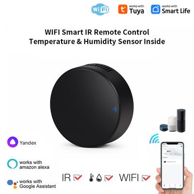 WiFi Smart IR Fjärrkontroll Universell Mini IR Fjärrkontroll med Temperatur- och Fuktighetssensor