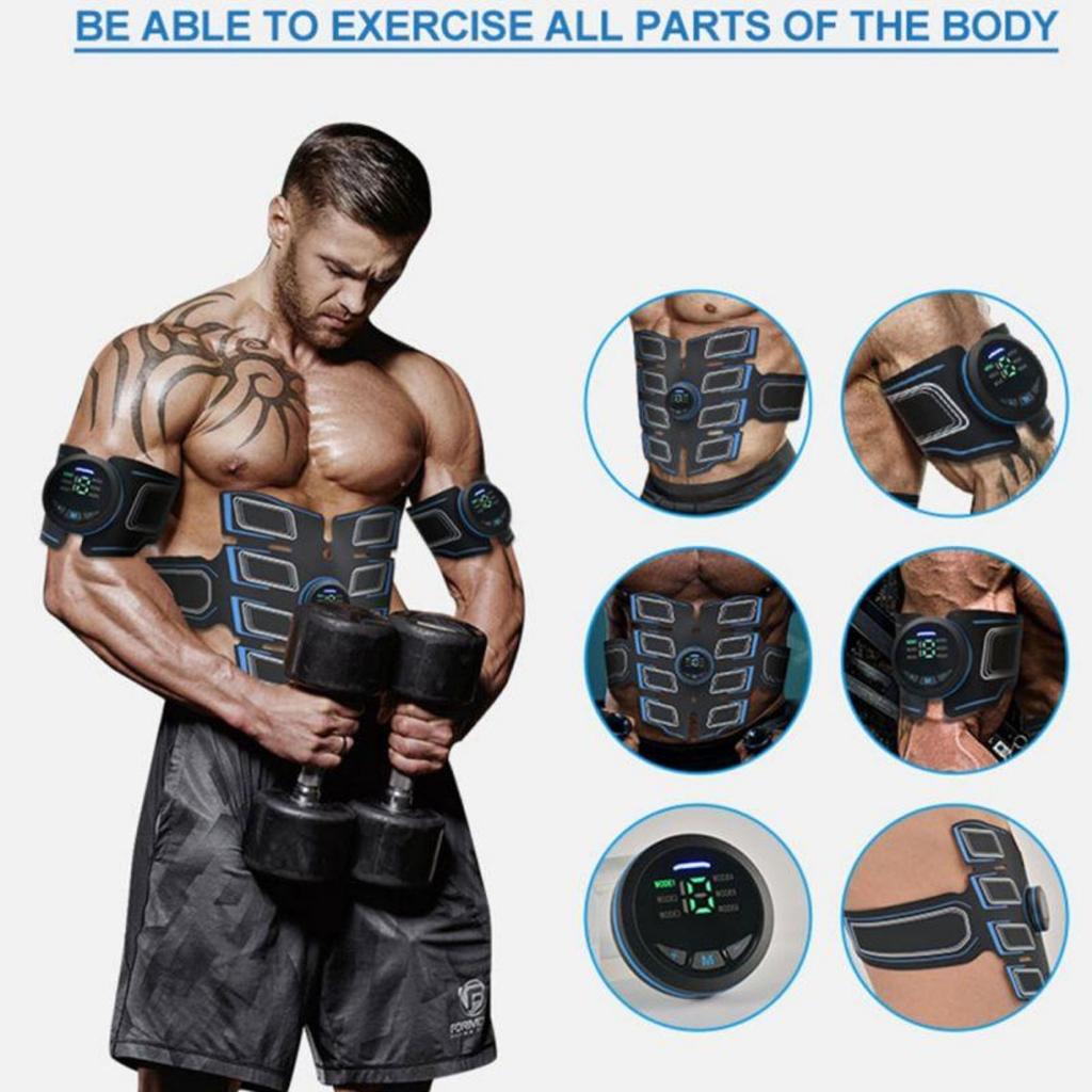 Fitness Belt Abs Stimulator Muscle Training Fitness Workout Equipment Ab Core Toner Belt for Abdominal/Arm/Leg For Home Use