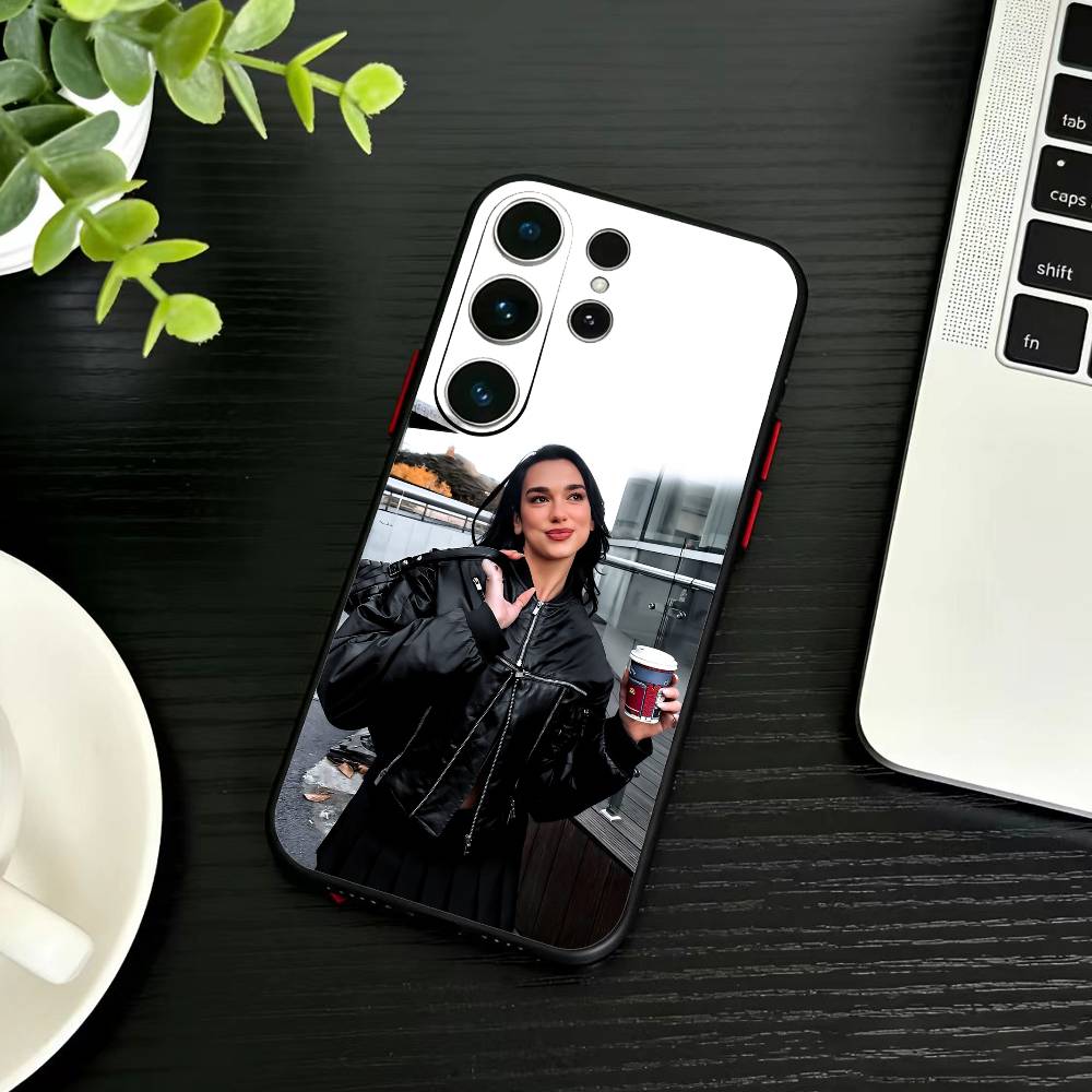 

Dua L-Lipas Singer Phone Case For Samsung S26,S25,S24,S23,S22,S30,S21,Ultra,Plus,FE 5G Black Soft Cover Samsung S24ULTRA