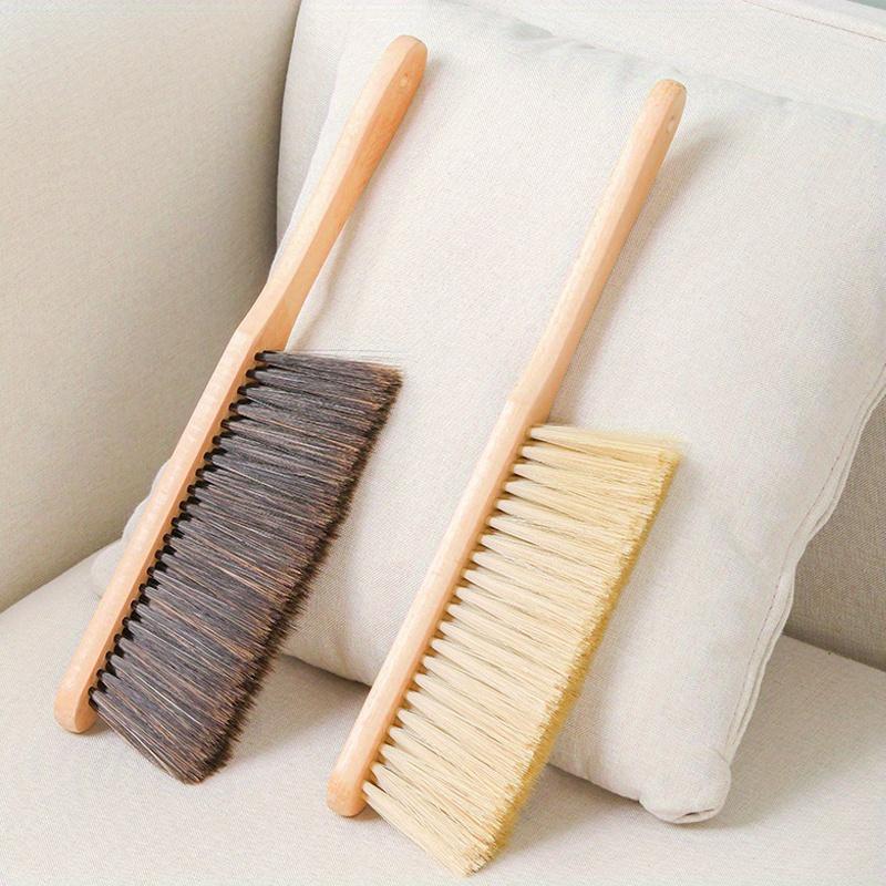 1 Stück Bettenbürste Bettenkehrbürste mit Griff Weiche Borstenbürste, Haushalts-Schlafzimmer Staubentfernungsbürste, Für Bett, Sofa, Auto, Möbelreinigungswerkzeug
