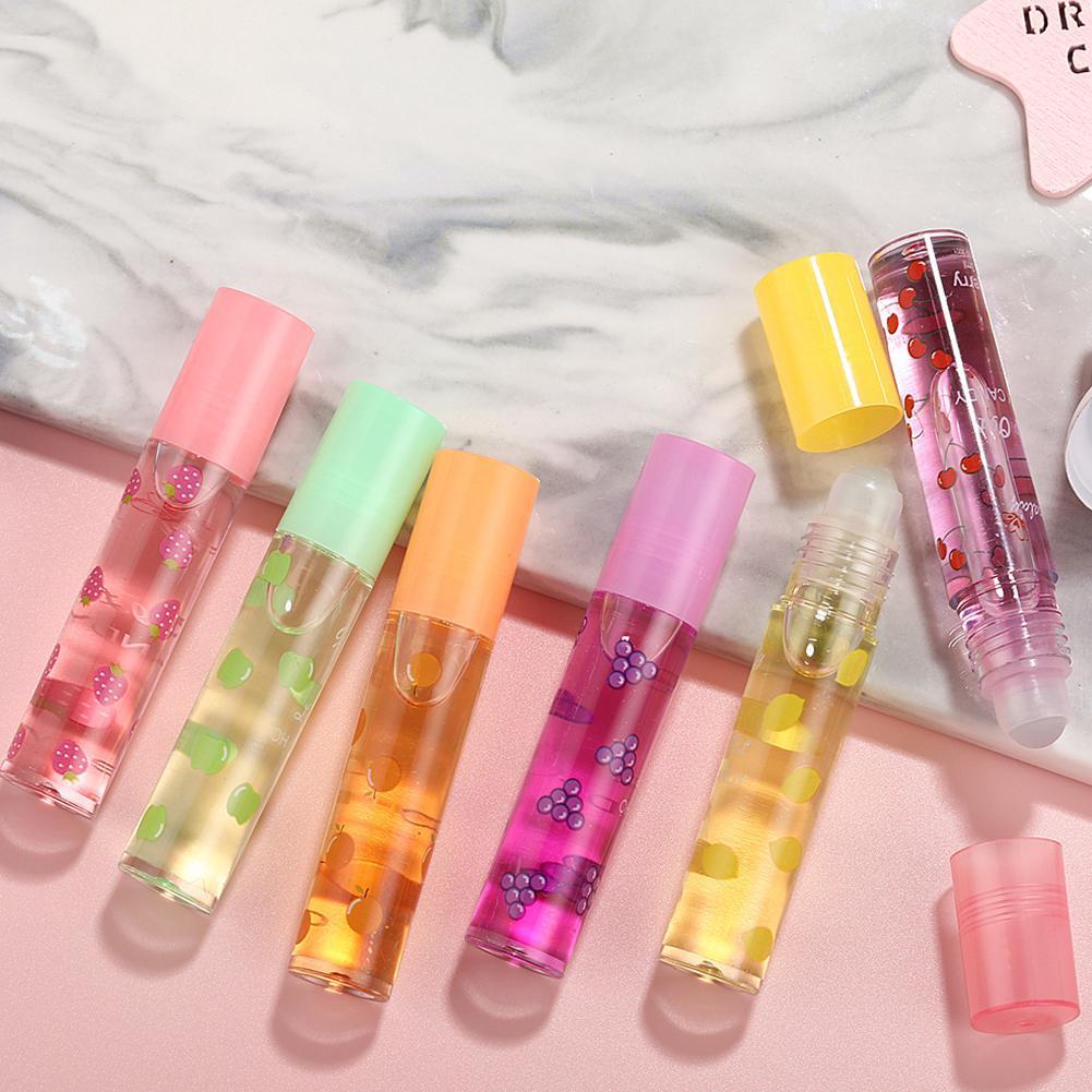 Lip Oil Roll-On Lip Oil Moisturizing Moisturizing Lipstick Liquid Colorless Oil Mouth Transpare P4M4