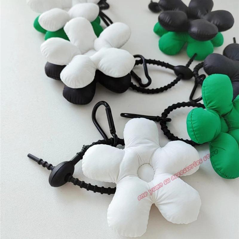Modischer Schlüsselanhänger Schwarz Grün Partner Passende Tasche Anhänger Blume Zubehör Mann Freund Geschenk Niedliche Lanyard Schlüsselanhänger