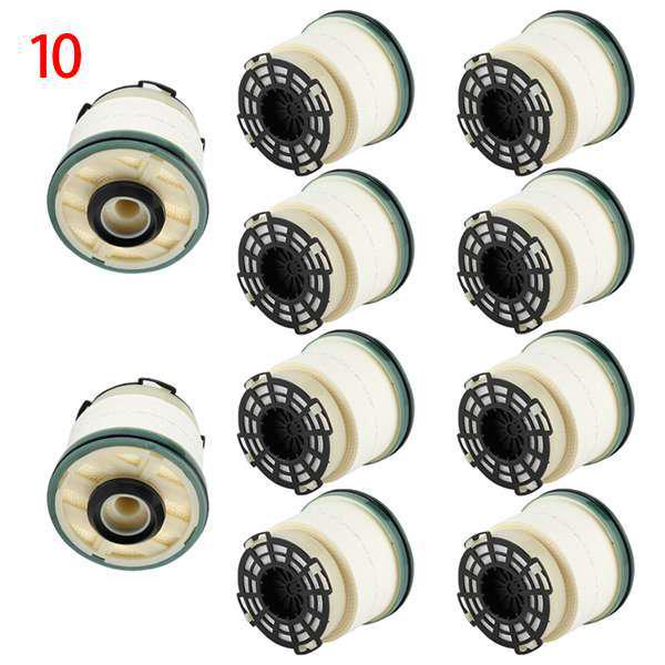 

10 White Car Fuel Filter Elements, ABS+Filter Paper Material, Suitable for Fu (10 Pieces) None