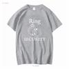 Ring Security T Shirt Bearer s Funny Wedding Rings Boys long or short sleeves vintage Washed homme Soft Breathable