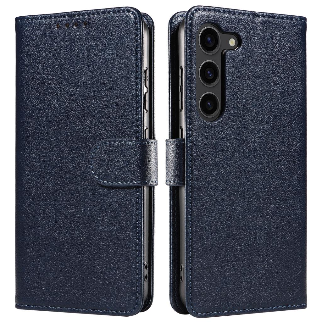 For Samsung Galaxy S23 Leather Case Litchi Texture RFID Blocking Wallet Stand Phone Cover