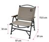 RATELWORKS STORAGE COMPACT Ideal for Outdoor and Made of Natural Wood and Durable This Compact Chair Offers Compact Storage In Black CHAIR, Camping,