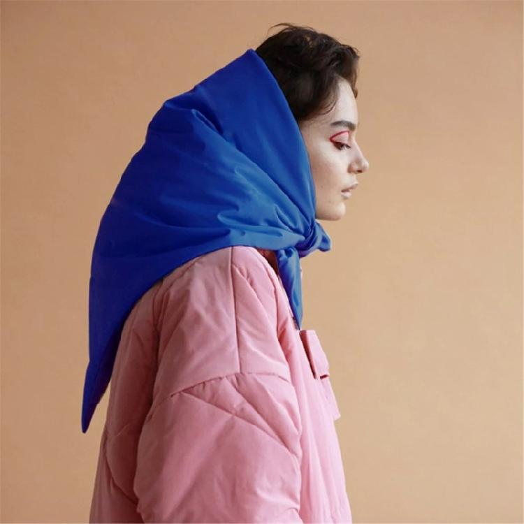 Kopfschal Mütze Damen Daunenmütze Antistatische Radmütze Damen Warme Mütze mit Ohrenklappen