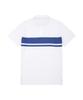 BROOKS BROTHERS Chest Stripe Vintage Polo Shirt (White/Blue) (Bbntmm8732Aem)