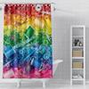 Cortinas de Ducha para el Hogar para Baño Paisaje Animales Tejido Impermeable Cortinas de Baño Cortina de Ducha Moderna 180X200 240X200