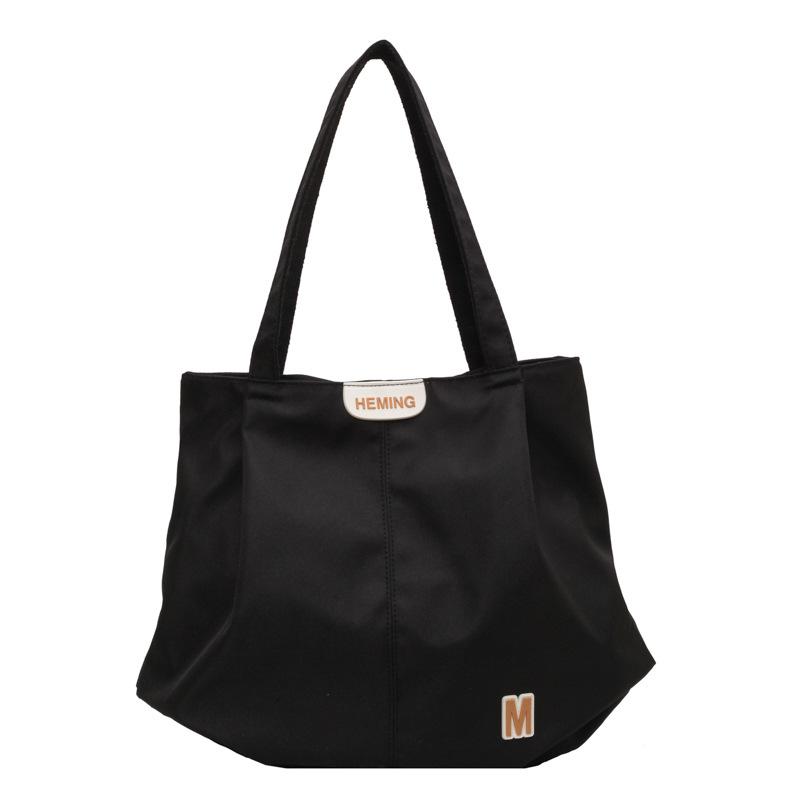 

Большая вместительная сумка для покупок, женская сумка через плечо для покупок чёрный