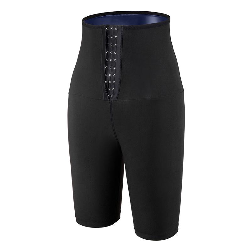 PU Thermo Sweat Sauna Shorts Dámské Trenažér do pasu Hubnutí Fitness Shapers Páté kalhoty