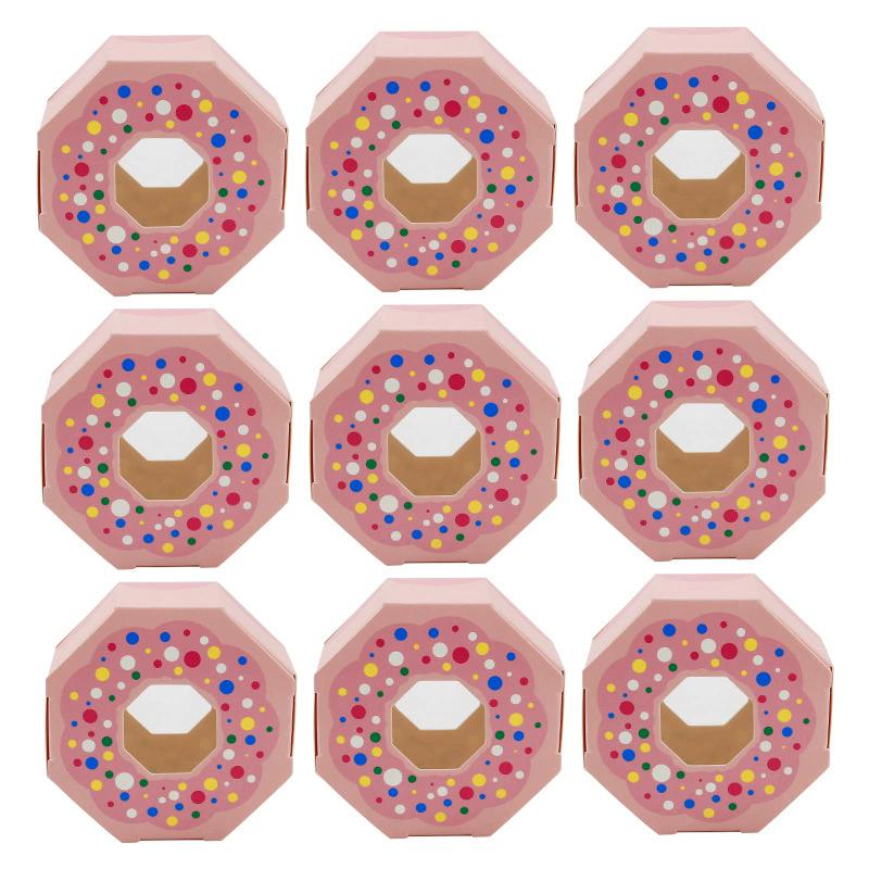 WTEMPO DIY Foldable Creative Shaped Design Paper Gift Boxes Printed Polygon Mini Presents Packaging Boxes Ideal for Storing and Gifting Delicate Items