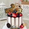 Godlike Dad Birthday Cake Decor: Mini Liquor Bottle Figurine and Plastic Drink Companion Accessories