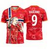 2026 Erling Haaland Nr. 9 Fußballtrikot Match & Trainingsset Fan Geschenke Sommer Sport T-Shirt Tee
