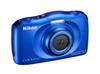 Appareil photo numérique Nikon S33 Étanche Mégapixel S33 Bleu S33BL 13.17