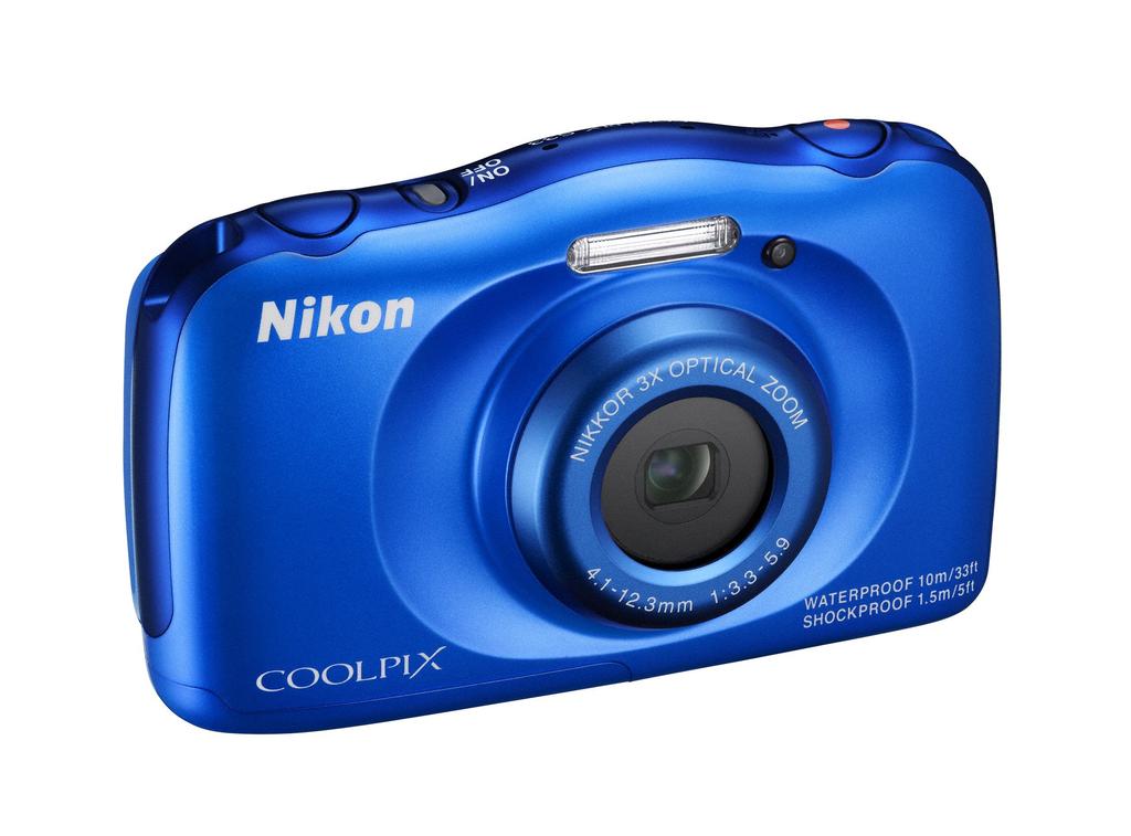 Appareil photo numérique Nikon S33 Étanche Mégapixel S33 Bleu S33BL 13.17