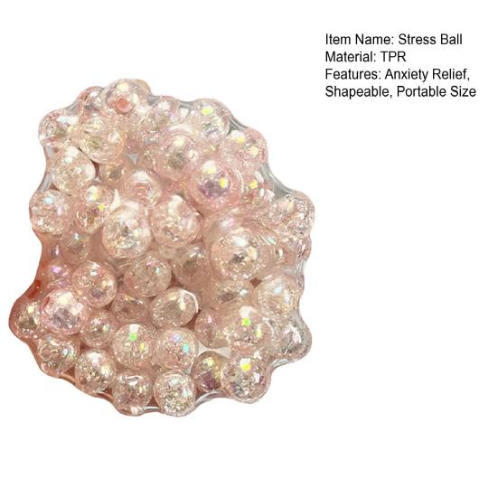 Bead Filled Stress Ball Toy Anxiety Relief Squeeze Ball Sensory Toy Kids Teens