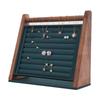 Wood Jewelry Display Stand Wood Rings Holder Jewelry Showcase Stand Suitable for Rings Earrings Bangle and Necklaces