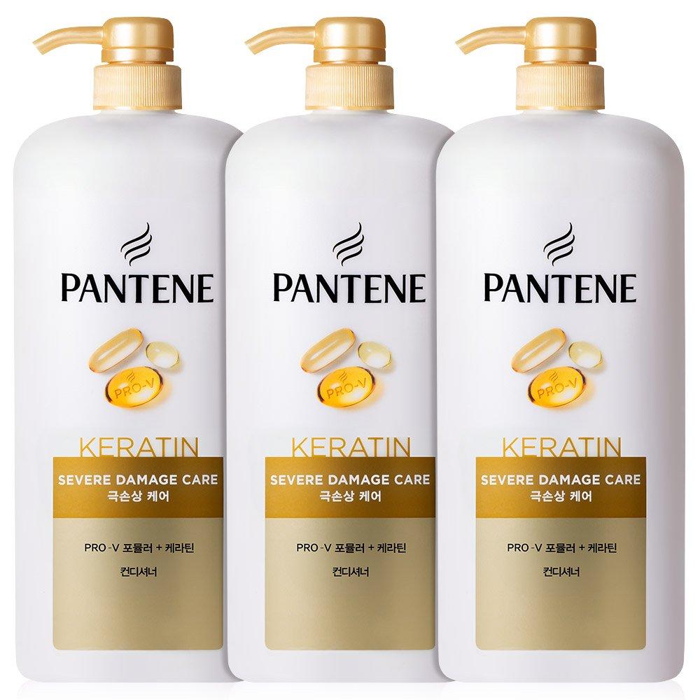 Pantene Tägliche Extreme-Schadenspflege Extra Großes Shampoo, Spülung 1200ml x 3 / Gesamt 3,6L (Glanzpflege für geschädigtes Haar)