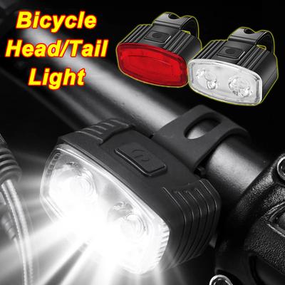 Brightness Bike Headlight Easy To Install Bicycle Light Ultralight Mtb Taillight Waterproof Cycling LED Lamp Bike Accessories